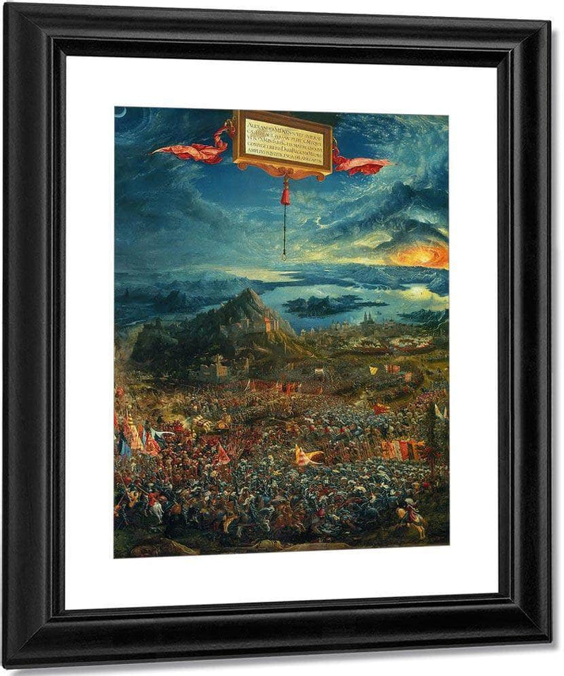 The Battle Of Alexander At Issus By Albrecht Altdorfer Fine Art Print