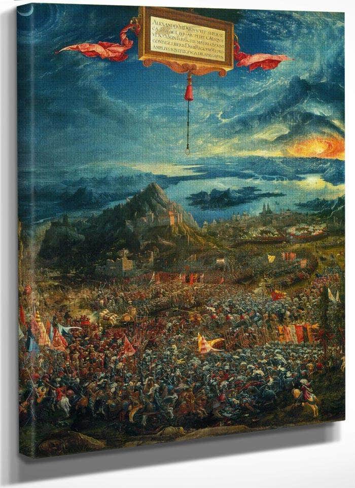 The Battle Of Alexander At Issus By Albrecht Altdorfer Fine Art Print