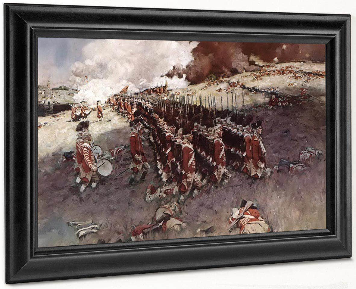 The Battle Of Bunker Hill By Howard Pyle Fine Art Print