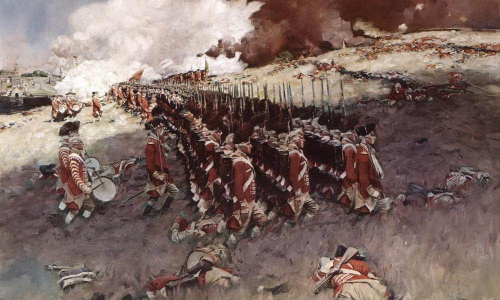 The Battle Of Bunker Hill By Howard Pyle Fine Art Print