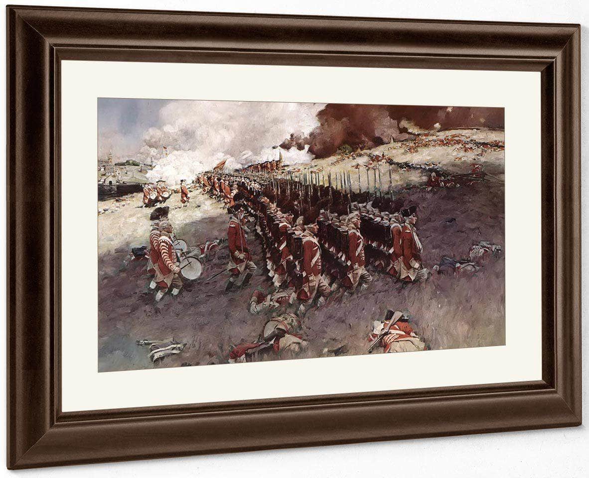 The Battle Of Bunker Hill By Howard Pyle Fine Art Print