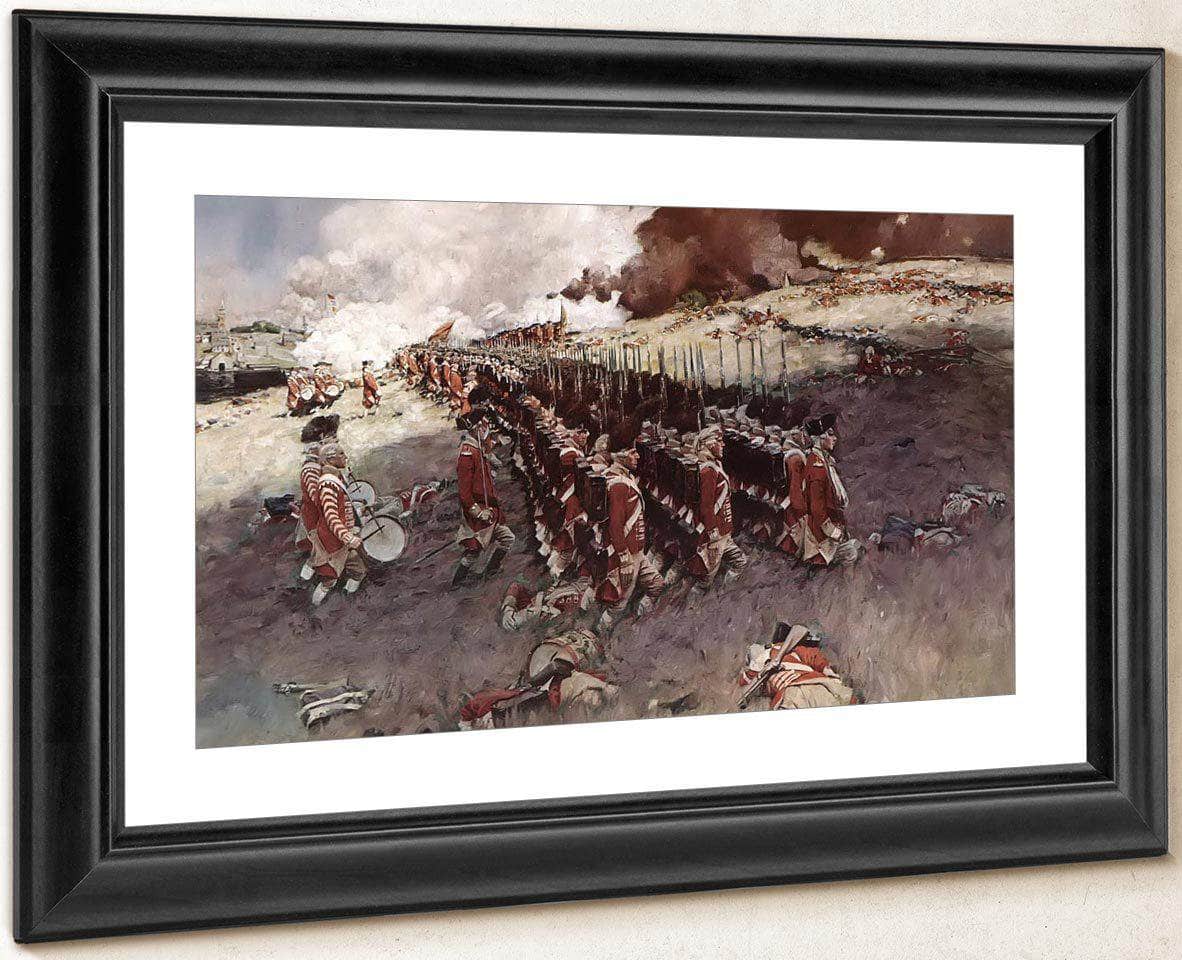 The Battle Of Bunker Hill By Howard Pyle Fine Art Print