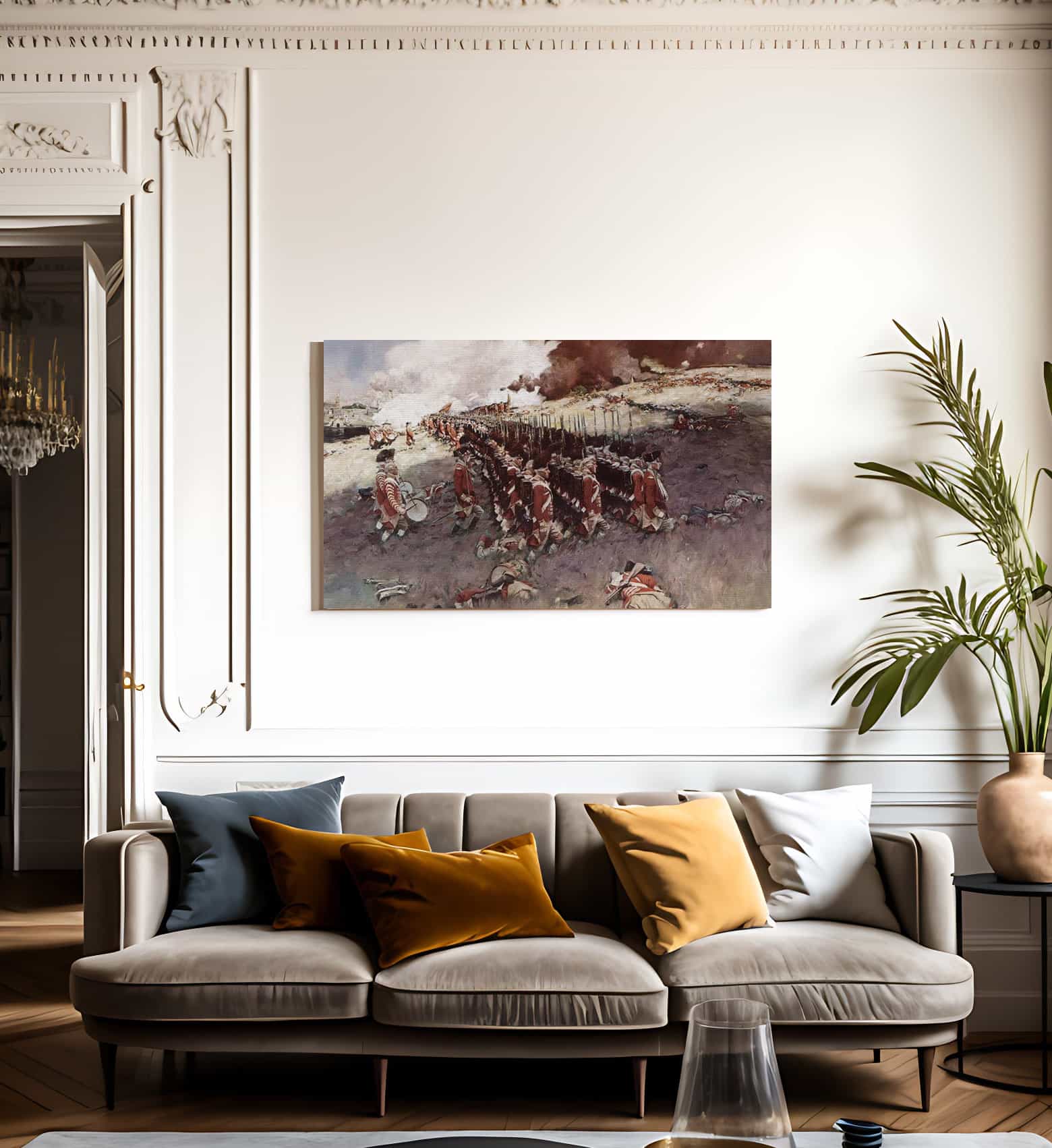 The Battle Of Bunker Hill By Howard Pyle Fine Art Print