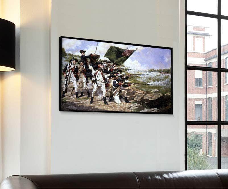 The Battle Of Long Island Painting Domenick D'andrea Canvas Art Fine Art Print