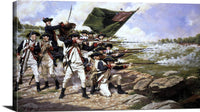 The Battle Of Long Island Painting Domenick D'andrea Canvas Art Fine Art Print