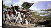 The Battle Of Long Island Painting Domenick D'andrea Canvas Art Fine Art Print