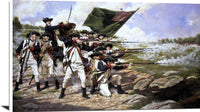 The Battle Of Long Island Painting Domenick D'andrea Canvas Art Fine Art Print