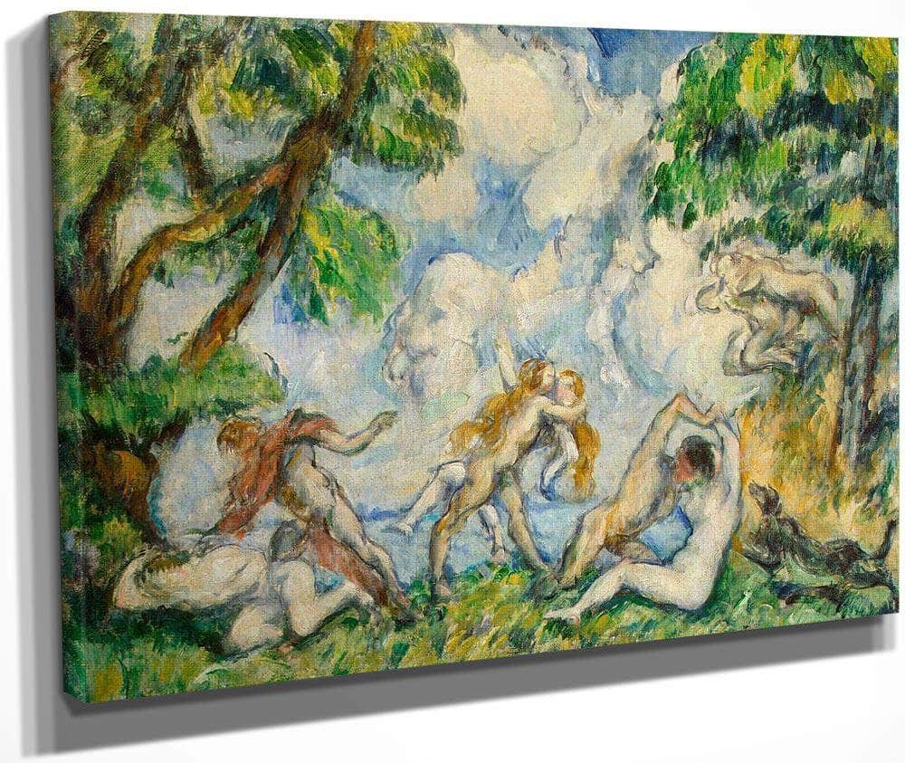 The Battle Of Love By Cezanne Paul Fine Art Print
