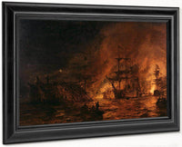 The Battle Of The Nile By William Lionel Wyllie Fine Art Print