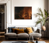 The Battle Of The Nile By William Lionel Wyllie Fine Art Print