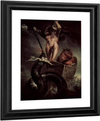 The Battle Of Thor With The Serpent Of Midgard By Henry Fuseli Fine Art Print