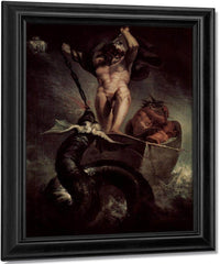 The Battle Of Thor With The Serpent Of Midgard By Henry Fuseli Fine Art Print