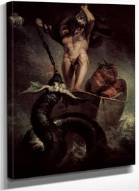 The Battle Of Thor With The Serpent Of Midgard By Henry Fuseli Fine Art Print