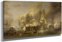 The Battle Of Trafalgar By William Clarkson Stanfield Fine Art Print