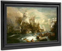 The Battle Of Trafalgar By William Lionel Wyllie Fine Art Print