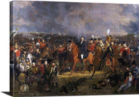 The Battle Of Waterloo Painting Jan Willem Pieneman Canvas Art Fine Art Print