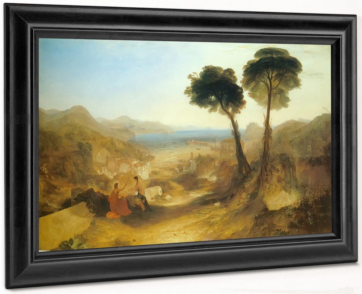 The Bay Of Baiae With Apollo And The Sibyl By Jwm Turner Fine Art Print