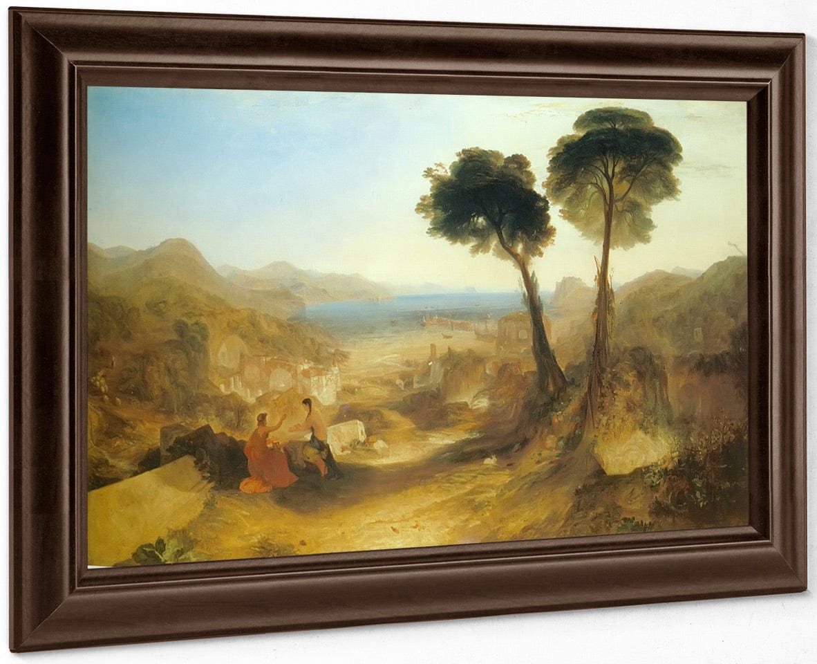 The Bay Of Baiae With Apollo And The Sibyl By Jwm Turner Fine Art Print