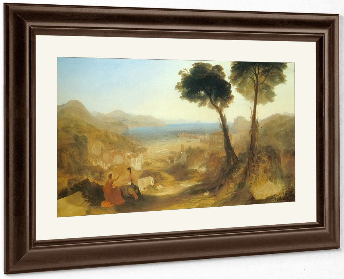 The Bay Of Baiae With Apollo And The Sibyl By Jwm Turner Fine Art Print