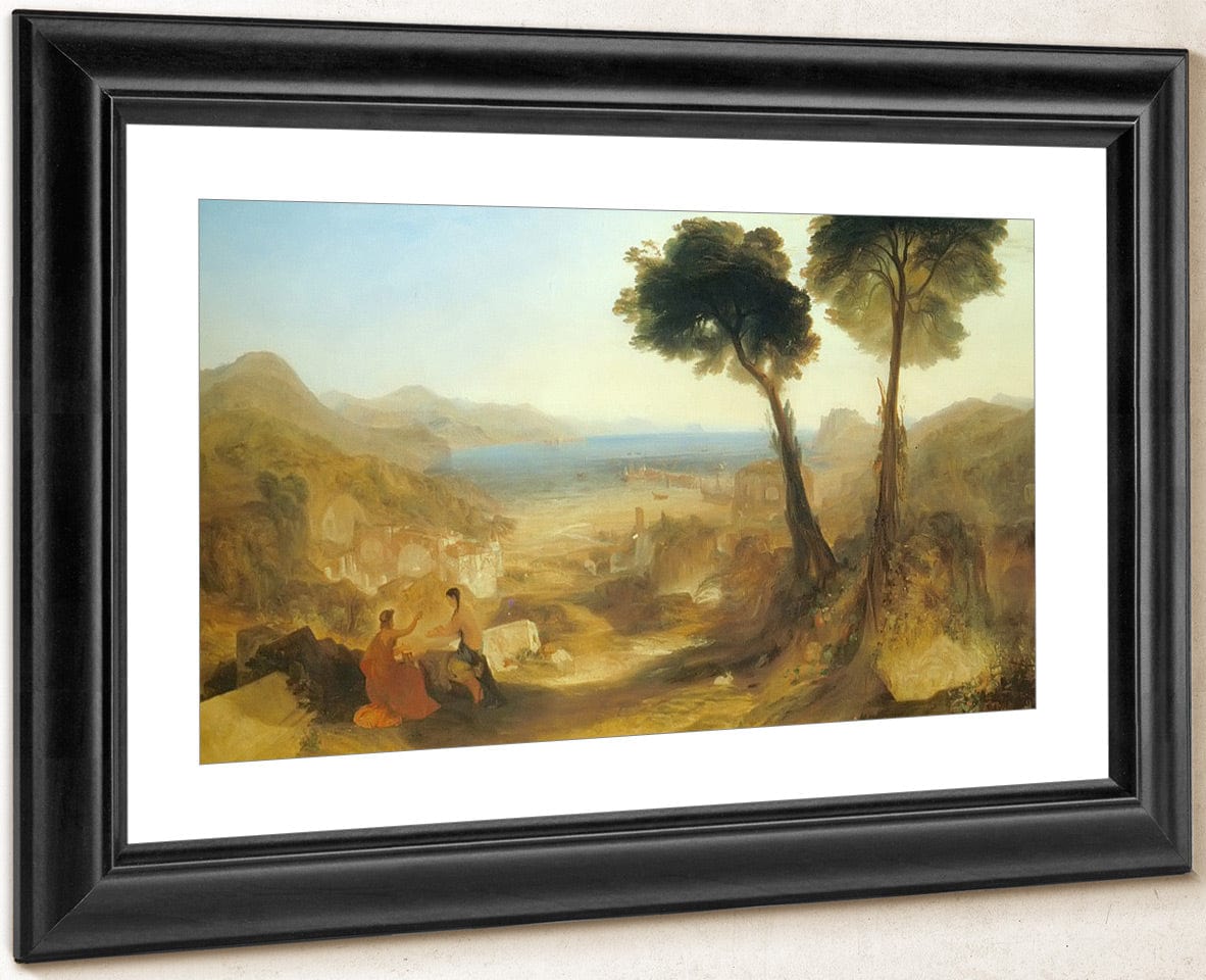 The Bay Of Baiae With Apollo And The Sibyl By Jwm Turner Fine Art Print