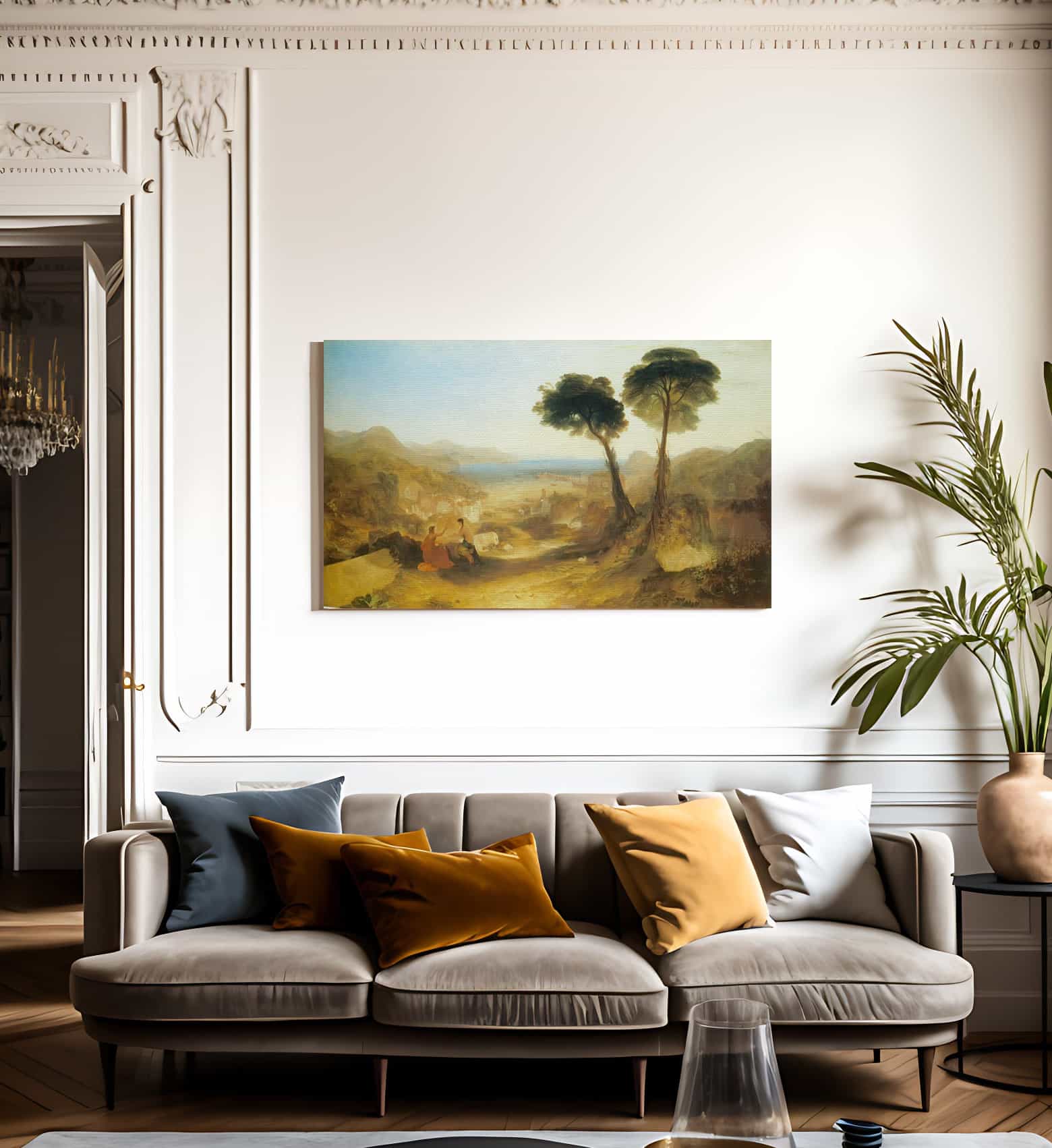 The Bay Of Baiae With Apollo And The Sibyl By Jwm Turner Fine Art Print