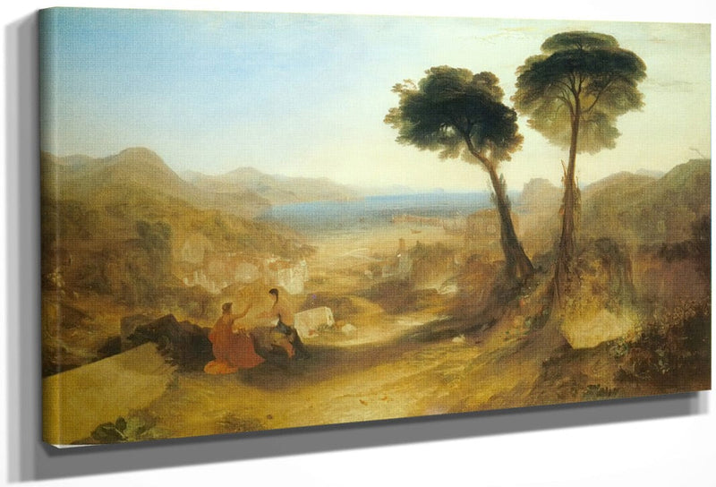 The Bay Of Baiae With Apollo And The Sibyl By Jwm Turner Fine Art Print