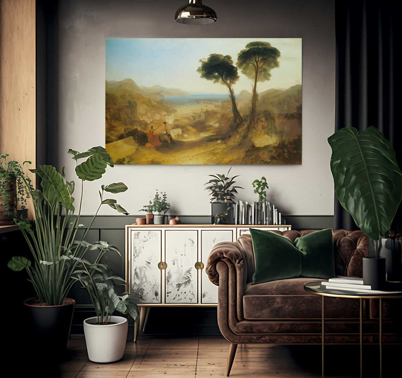 The Bay Of Baiae With Apollo And The Sibyl By Jwm Turner Fine Art Print