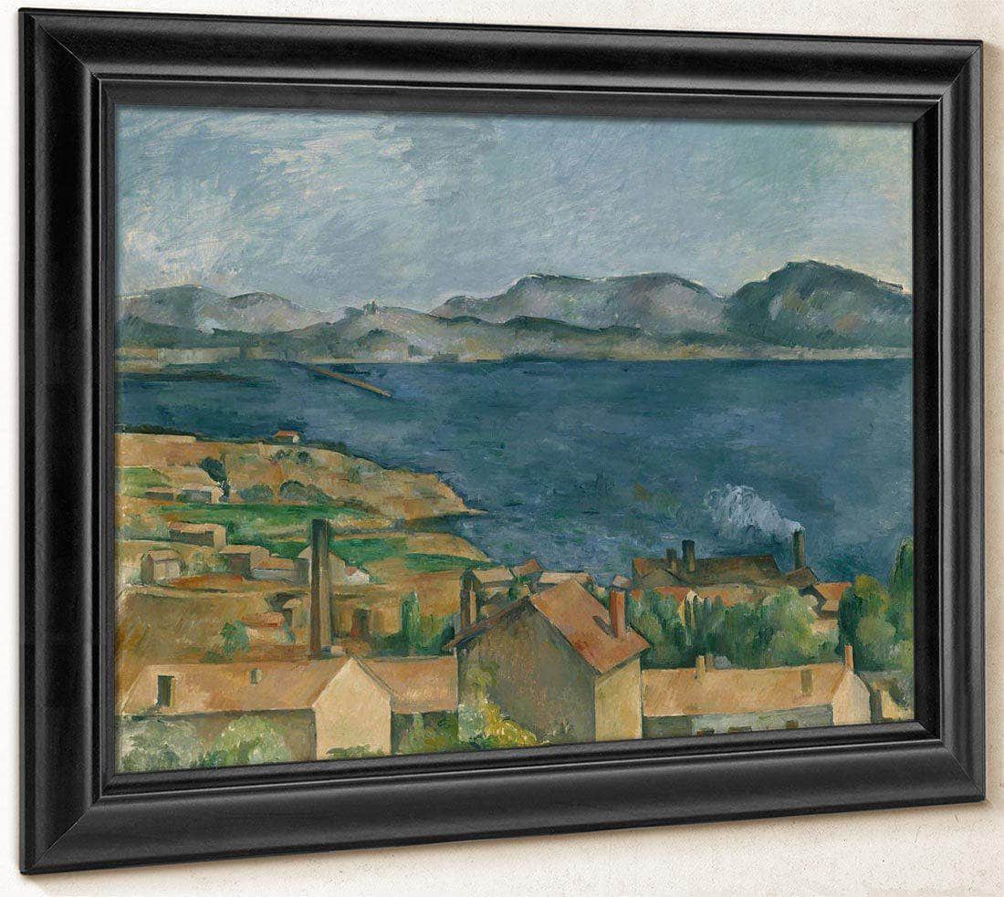 The Bay Of Marseilles Seen From Lestaque By Cezanne Paul Fine Art Print