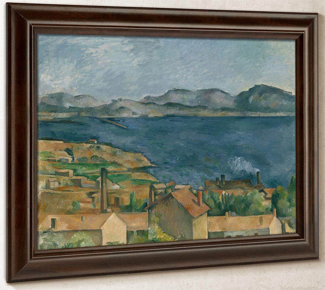 The Bay Of Marseilles Seen From Lestaque By Cezanne Paul Fine Art Print