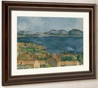 The Bay Of Marseilles Seen From Lestaque By Cezanne Paul Fine Art Print