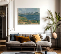 The Bay Of Marseilles Seen From Lestaque By Cezanne Paul Fine Art Print