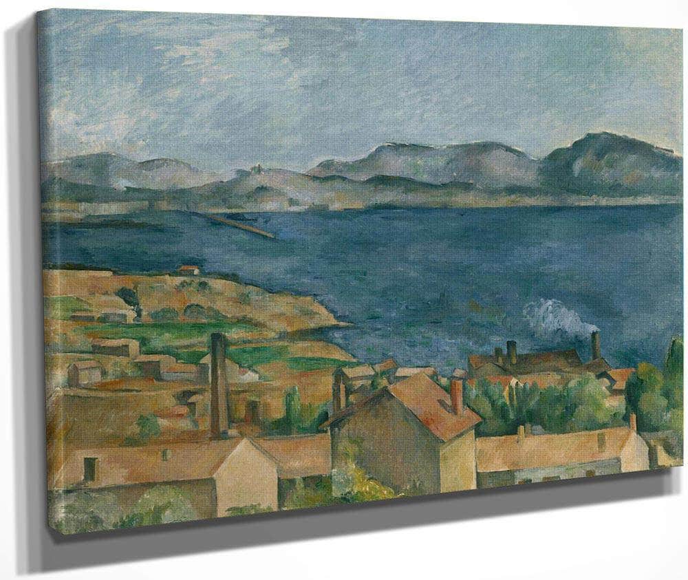 The Bay Of Marseilles Seen From Lestaque By Cezanne Paul Fine Art Print