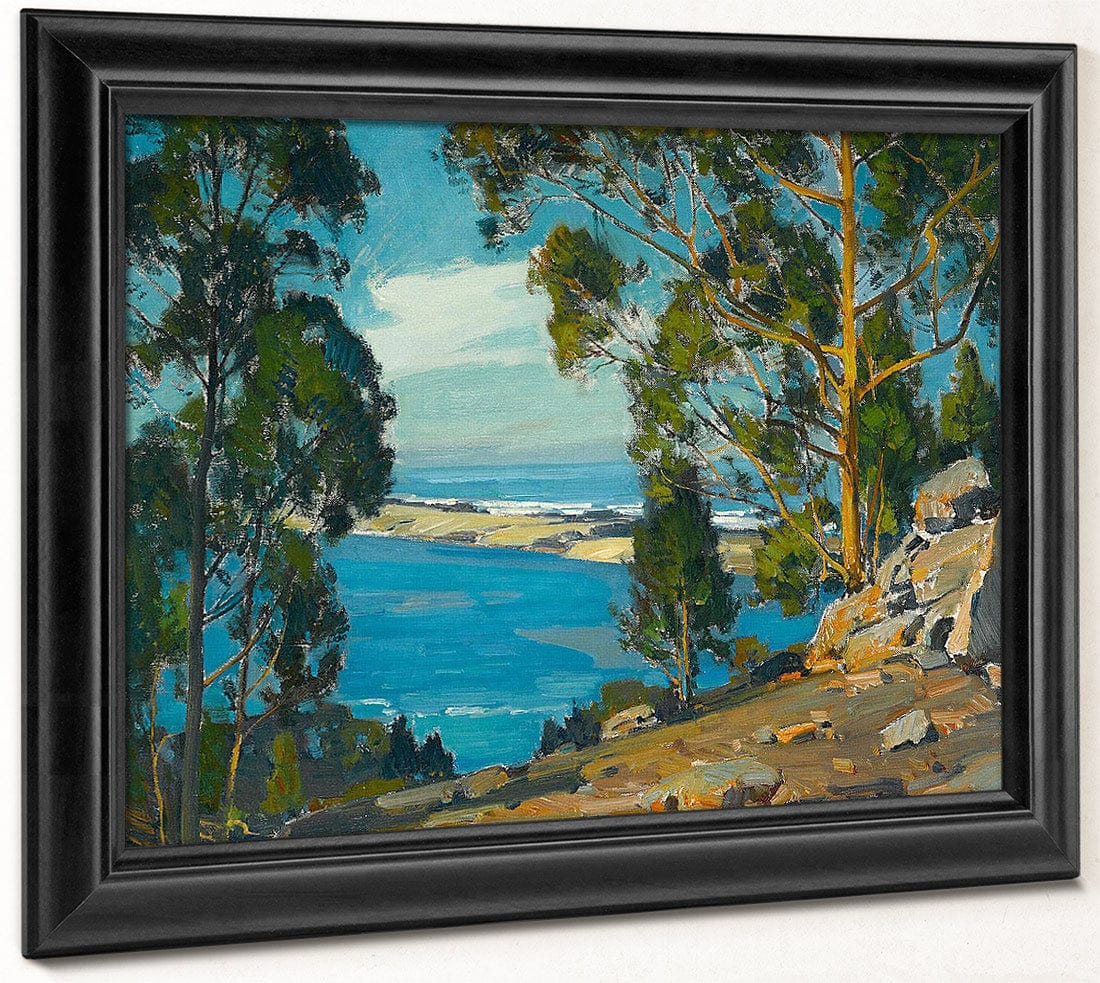 The Bay The Bar The Sea (At Morro) By William Wendt Fine Art Print