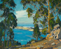 The Bay The Bar The Sea (At Morro) By William Wendt Fine Art Print