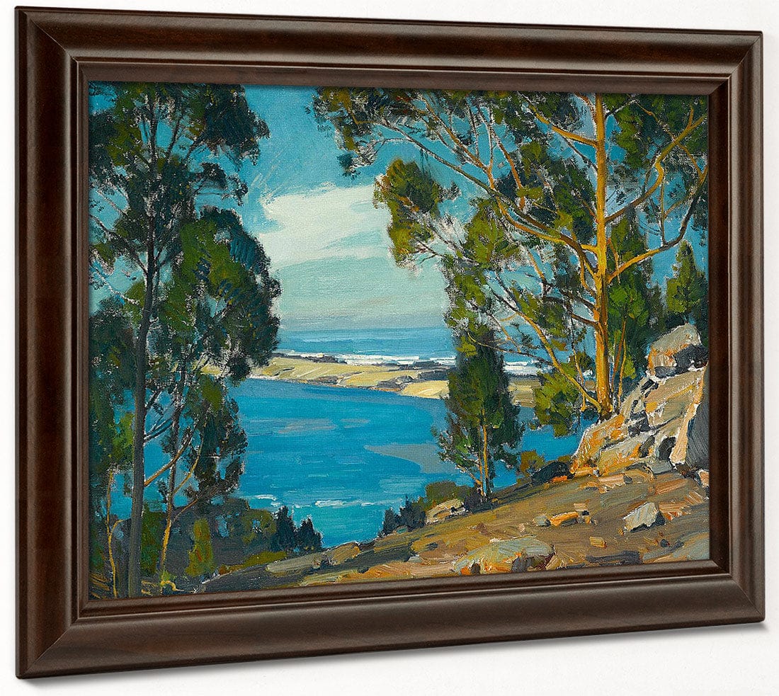 The Bay The Bar The Sea (At Morro) By William Wendt Fine Art Print