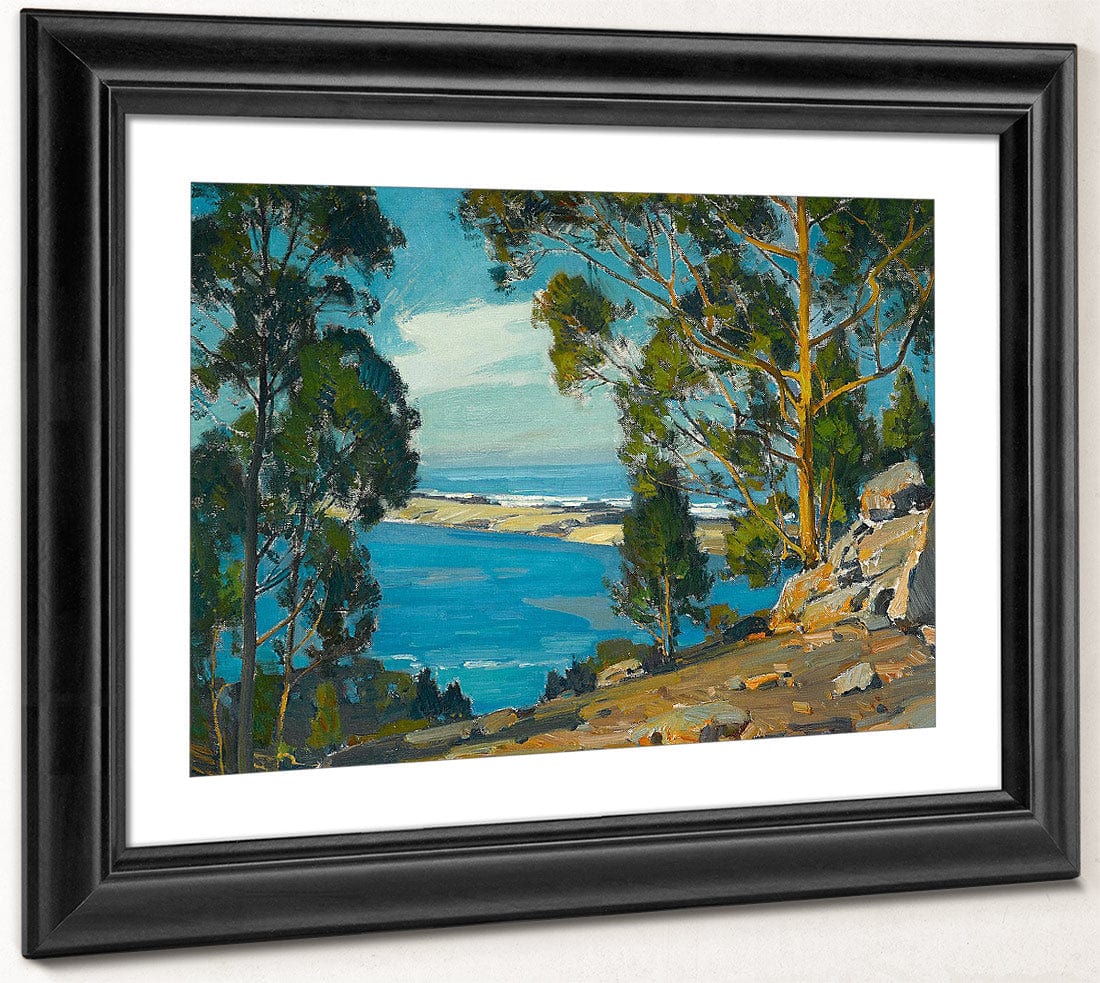 The Bay The Bar The Sea (At Morro) By William Wendt Fine Art Print