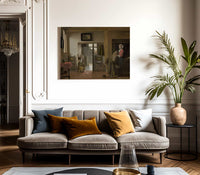 The Bedroom By Pieter De Hooch Fine Art Print