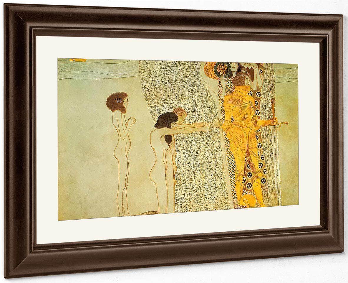 The Beethove Frieze Suffering By Gustav Klimt Fine Art Print