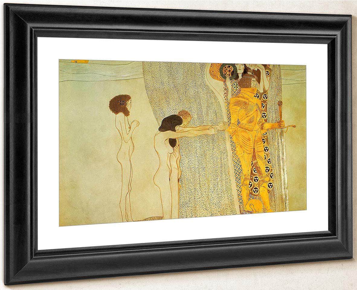 The Beethove Frieze Suffering By Gustav Klimt Fine Art Print