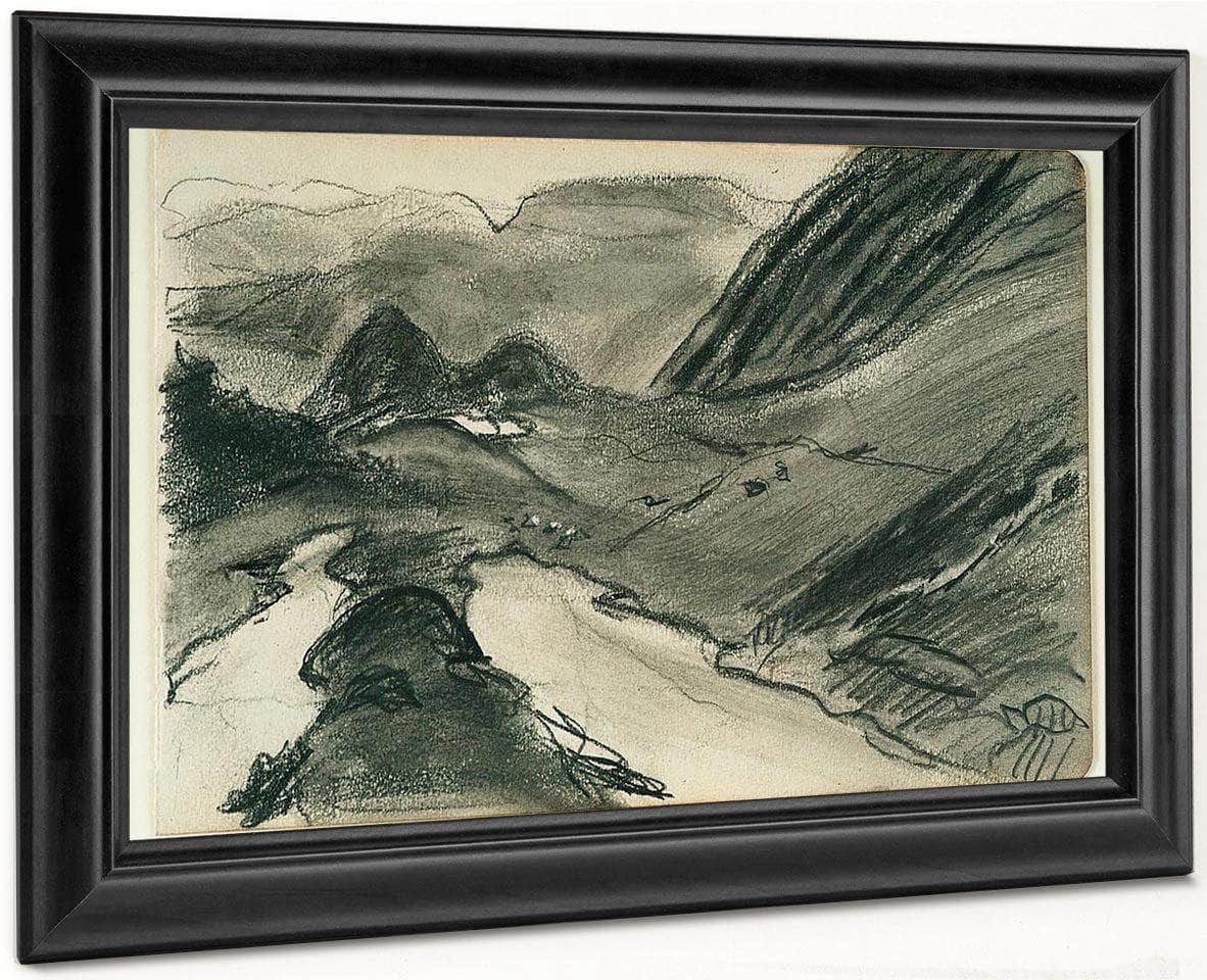 The Befring Farm By Nicolai Astrup Fine Art Print