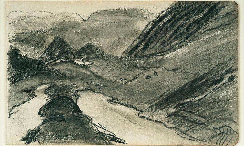 The Befring Farm By Nicolai Astrup Fine Art Print