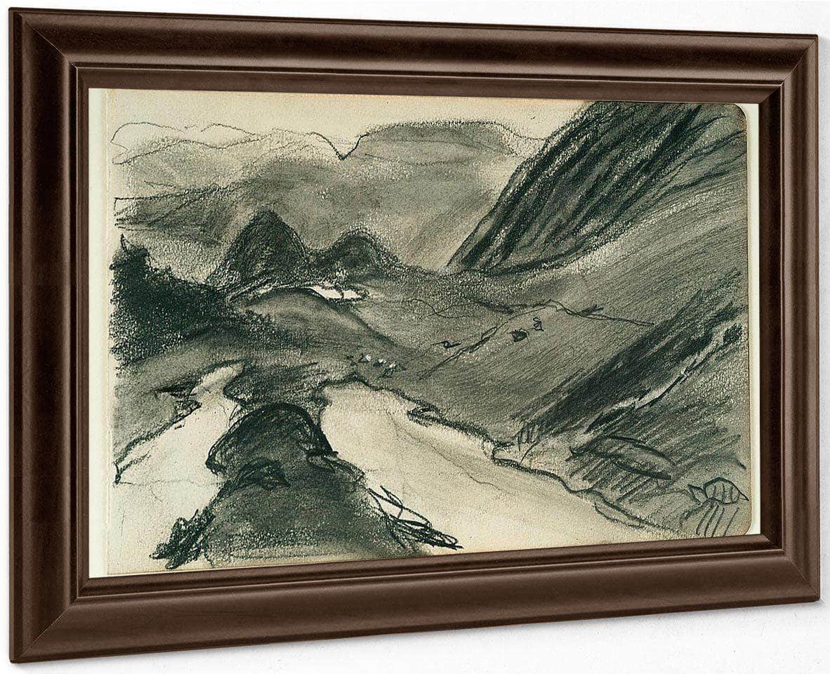 The Befring Farm By Nicolai Astrup Fine Art Print