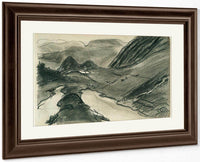 The Befring Farm By Nicolai Astrup Fine Art Print