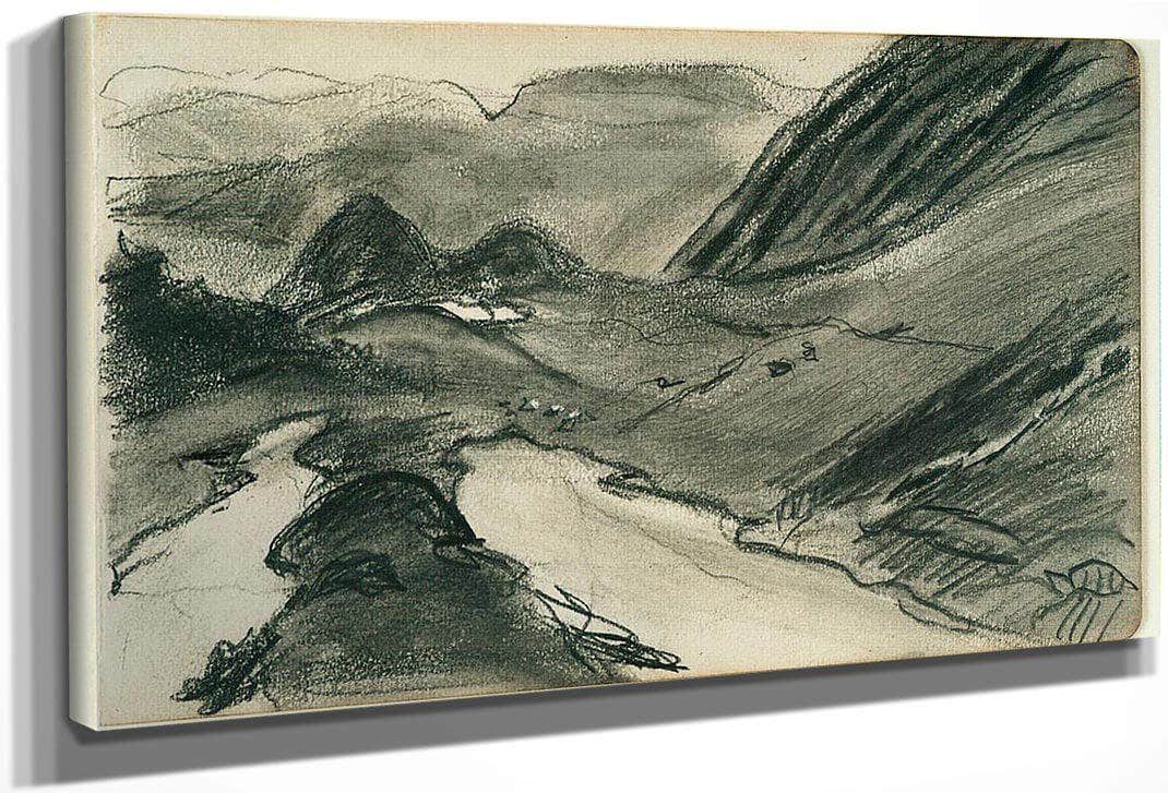 The Befring Farm By Nicolai Astrup Fine Art Print