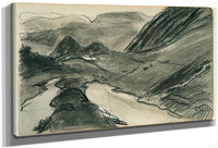 The Befring Farm By Nicolai Astrup Fine Art Print