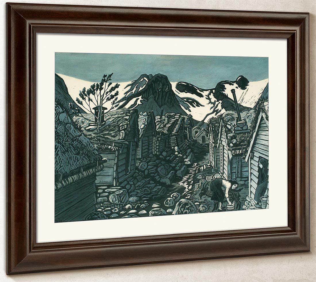 The Befring Farms 1 By Nicolai Astrup Fine Art Print