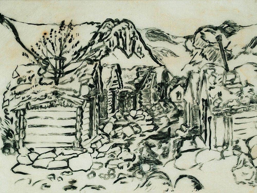 The Befring Farms By Nicolai Astrup Fine Art Print