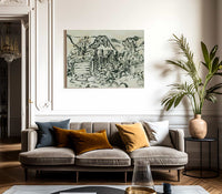 The Befring Farms By Nicolai Astrup Fine Art Print