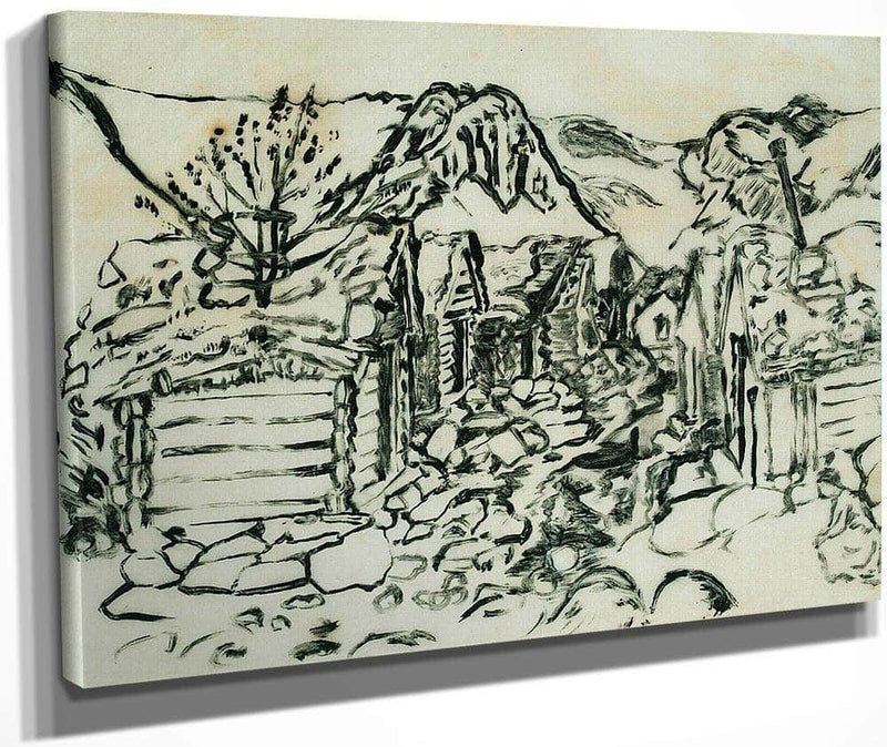 The Befring Farms By Nicolai Astrup Fine Art Print