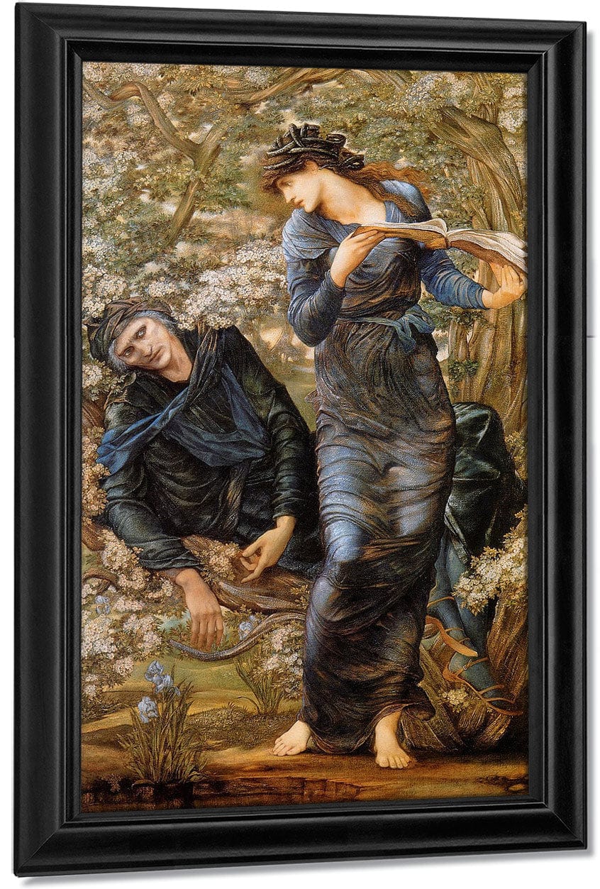The Beguiling Of Merlin By Edward Burne Jones Fine Art Print